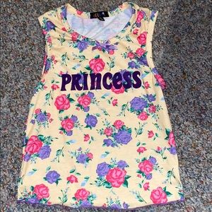 Dolls Kill Princess Floral Shirt